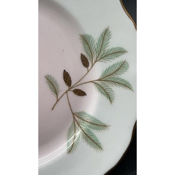 Royal Albert Braemar Bone China 6.25" Dessert Plates Set of 6 Pink Gold Fluted - Picture 4 of 13